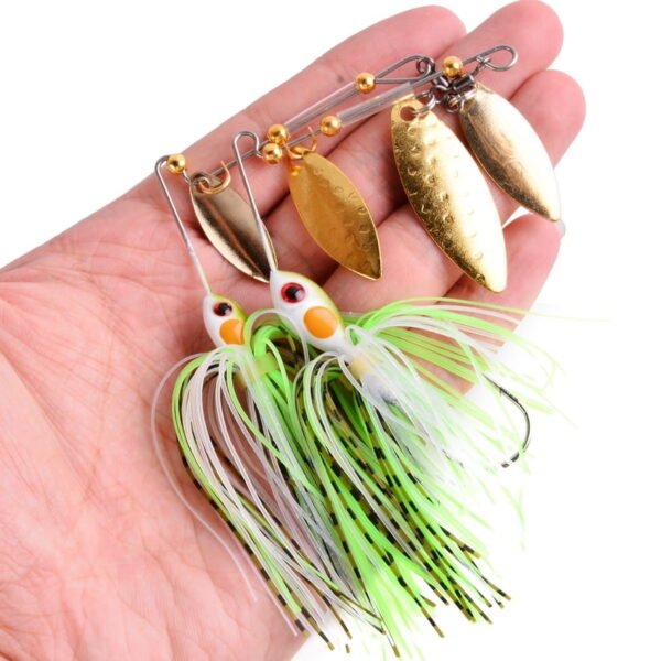 1PCS Spinner Bait 10G 16G Metal Hard Fishing Spinnerbait