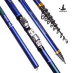 Carbon fiber 3.6M 4.5M 5.4M 6.3M Spinning Fishing Rod M Power Telescopic Rock Fishing Rod Carp Feeder Rod Surf Spinning Rod - Image 4