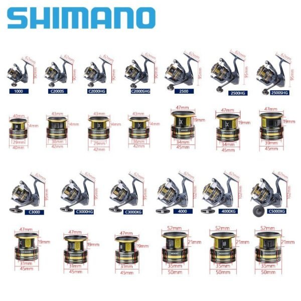 SHIMANO ULTEGRA 1000-5000 Fishing Spinning Reels 5+1BB Max Drag 3/4/9/11kg - Image 14