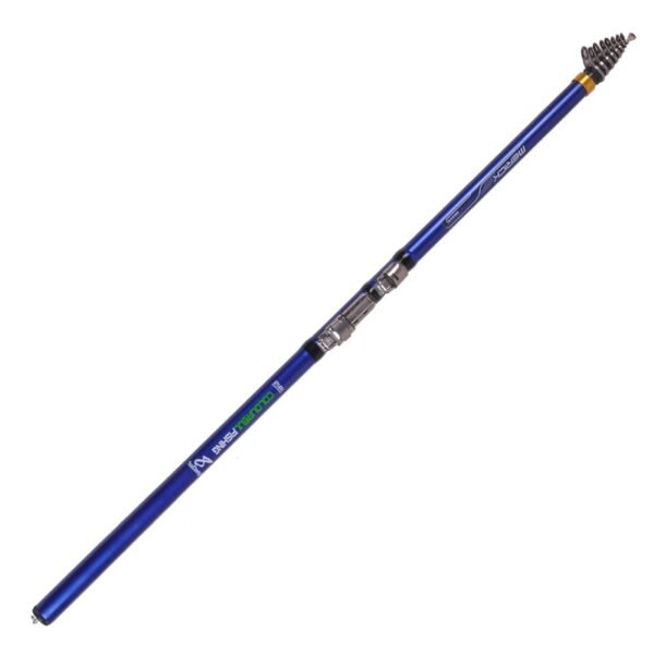 Blue carbon fiber Spinning Rod 3.6M 4.5M 5.4M 6.3M Spinning Fishing Rod Telescopic Rock Fishing Rod Carp Feeder Rod - Image 2