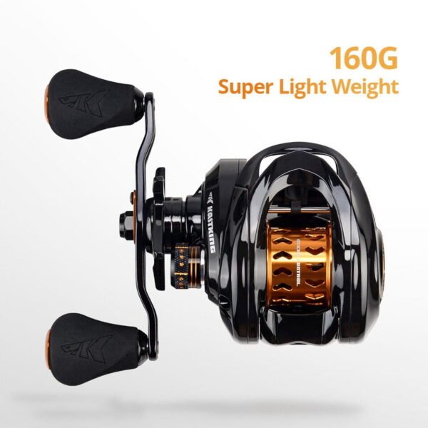 KastKing Zephyr Bait Finesse System BFS Baitcasting Fishing Reel  4.5KG 7 Ball Bearings 7.2:1 Gear Ratio Carbon Fishing Coil - Image 6