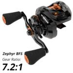 KastKing Zephyr Bait Finesse System BFS Baitcasting Fishing Reel  4.5KG 7 Ball Bearings 7.2:1 Gear Ratio Carbon Fishing Coil - Image 5