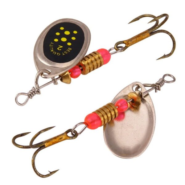 10pcs Crankbaits Fishing Peche Spinner Fishing Lures Wobblers Metal Sequin Trout Spoon With Hooks for Carp Fishing Pesca - Image 5