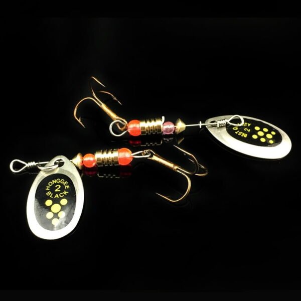 10pcs Crankbaits Fishing Peche Spinner Fishing Lures Wobblers Metal Sequin Trout Spoon With Hooks for Carp Fishing Pesca - Image 11