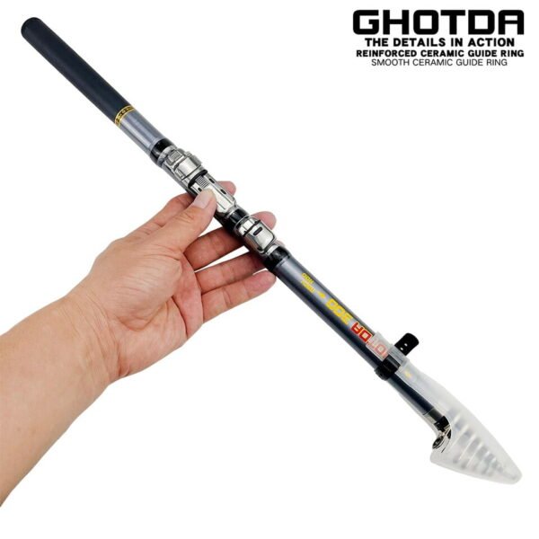 Fishing Rod Ultra-light 1.5-3.0m Rock Fishing Rod Telescopic Carbon Fiber Rod Spinning Rod