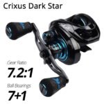 KastKing Crixus 7+1BBs 8KG Max Drag 206g Super Light Weight Baitcasting Reel Magnetic Brake System Freshwater Fishing Coil - Image 7