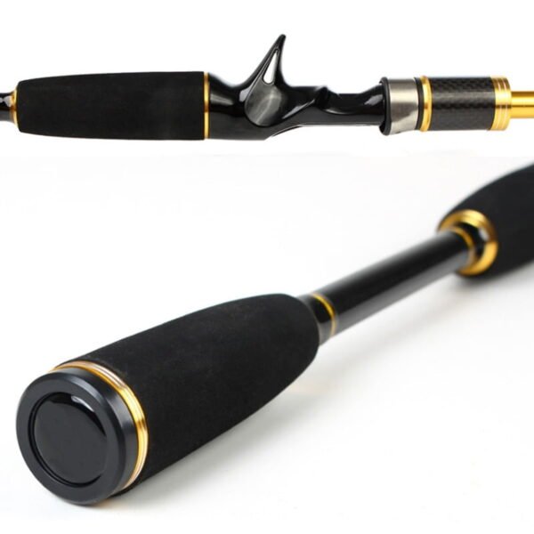 Fishing Rod High Carbon M Fishing Tackle 1.8M Ultra Light Carbon 2 Section Spinning Wheel Cast Rod 4-28g Fishing Equipment - Image 2
