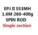 ECOODA EPJ II Full Fuji Parts Single Section 1.6m/1.68m/1.52m  Spinning/Casting Rod  Corss Carbon Boat Rod Jigging Rod - Image 9