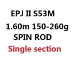 ECOODA EPJ II Full Fuji Parts Single Section 1.6m/1.68m/1.52m  Spinning/Casting Rod  Corss Carbon Boat Rod Jigging Rod - Image 2