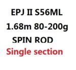 ECOODA EPJ II Full Fuji Parts Single Section 1.6m/1.68m/1.52m  Spinning/Casting Rod  Corss Carbon Boat Rod Jigging Rod - Image 5