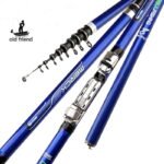 Carbon fiber 3.6M 4.5M 5.4M 6.3M Spinning Fishing Rod M Power Telescopic Rock Fishing Rod Carp Feeder Rod Surf Spinning Rod - Image 6