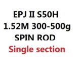 ECOODA EPJ II Full Fuji Parts Single Section 1.6m/1.68m/1.52m  Spinning/Casting Rod  Corss Carbon Boat Rod Jigging Rod - Image 14