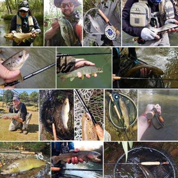 Maximumcatch 2/3WT Competition InTouch Nymph Fly Rod IM12/40T+46T Carbon Fiber 10/10.5FT Moderate Euro Nymphing Fly Fishing Rod - Image 6