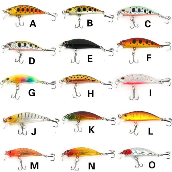 5.5cm 5g Minnow Wobbler Fishing Lure Jerkbait - Image 11