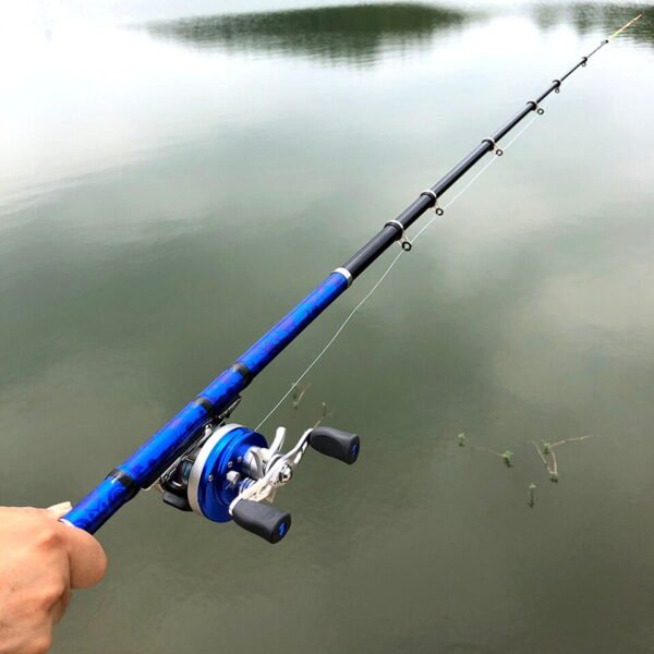 Portable High Carbon 3.0/2.7/2.4/2.1/1.8/1.5M Spinning Telescopic Fishing Rod - Image 3