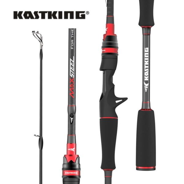 KastKing Traveller Max Steel Spinning Casting Fishing Rod 4 Pcs - Carbon Rod with 1.80m 1.98m 2.13m 2.4m - Image 3