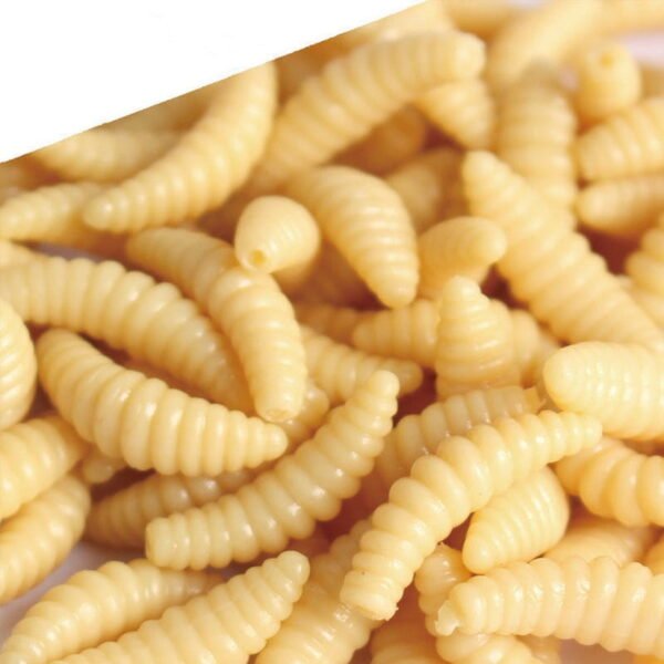 50pcs/bag fishing lure  2cm 0.3g Maggot Grub Soft Fishing Lure - Image 8