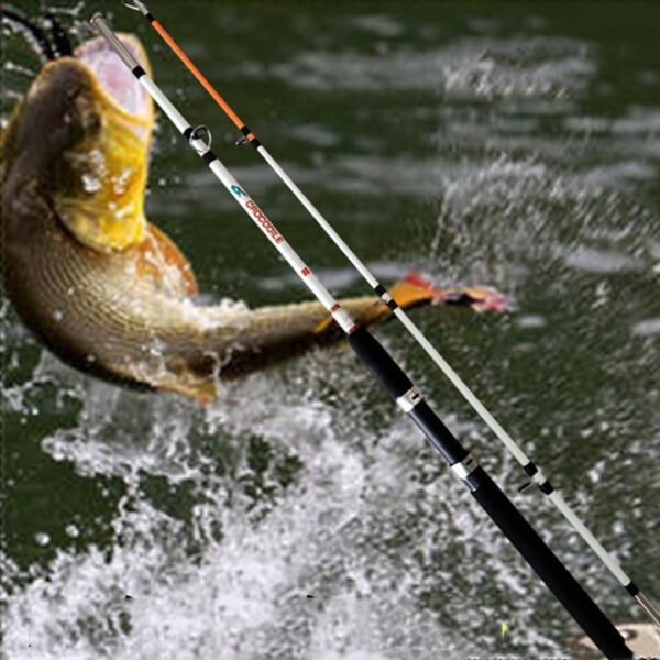 Hard FRP Pole Solid Screw Plug-in Casting Fishing Gear Spinning Jigging Rod Rock Pesca Kastking Carp Squid Boat Lure Fish Tackle
