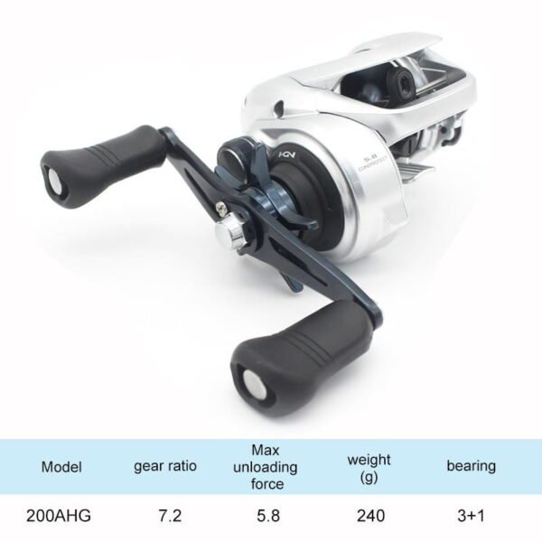 SHIMANO TRANX 200HG 201HG 301 300HG 401 400HG Fishing Reel 5+1BB - Image 7