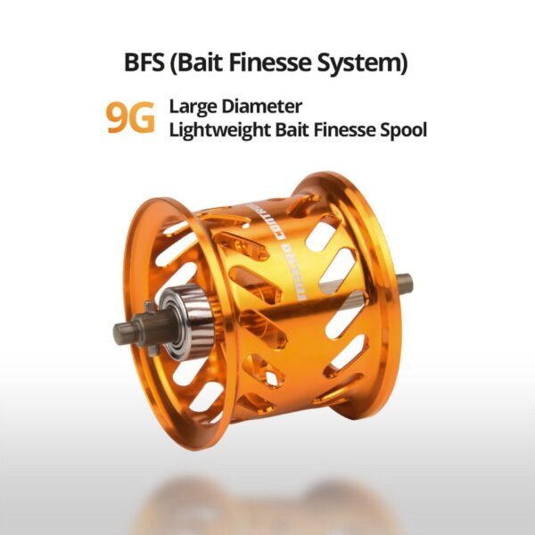 KastKing Zephyr Bait Finesse System BFS Baitcasting Fishing Reel  4.5KG 7 Ball Bearings 7.2:1 Gear Ratio Carbon Fishing Coil - Image 2