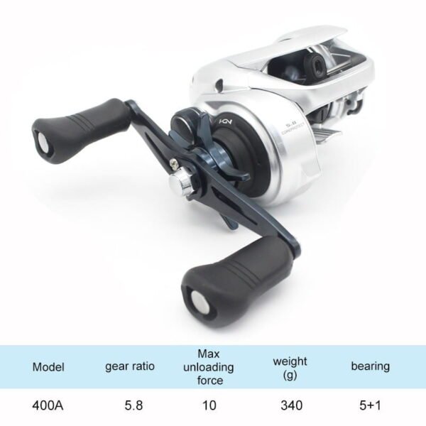SHIMANO TRANX 200HG 201HG 301 300HG 401 400HG Fishing Reel 5+1BB - Image 9
