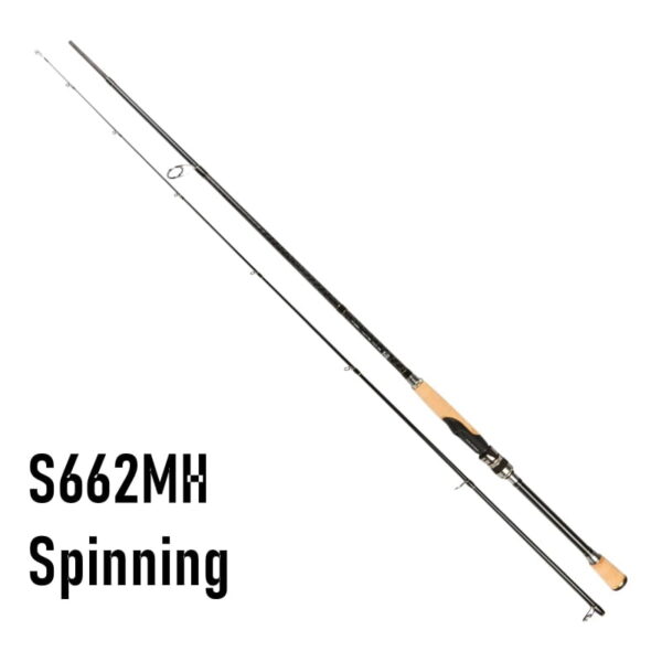 ACE HAWK New 662 702MH Classic Bass Fishing Rod High Carbon Fast Action 5-28g Test Pike Fishing Tackle - Image 7