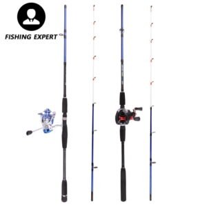 Carbon Fiber Casting Spinning Rod with Reel Kastking Pesca