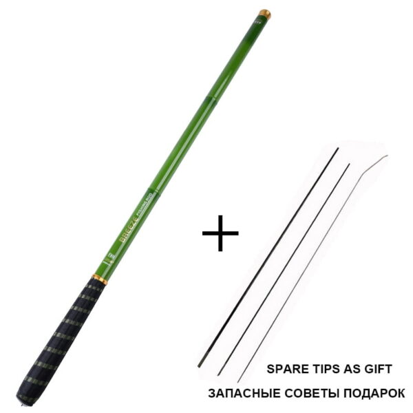 Goture Carbon Fiber Telescopic Fishing Rod Ultra-light Stream Hand Pole Carp Feeder Fishing Pole Tenkara 3.0-7.2m vara de pesca - Image 4