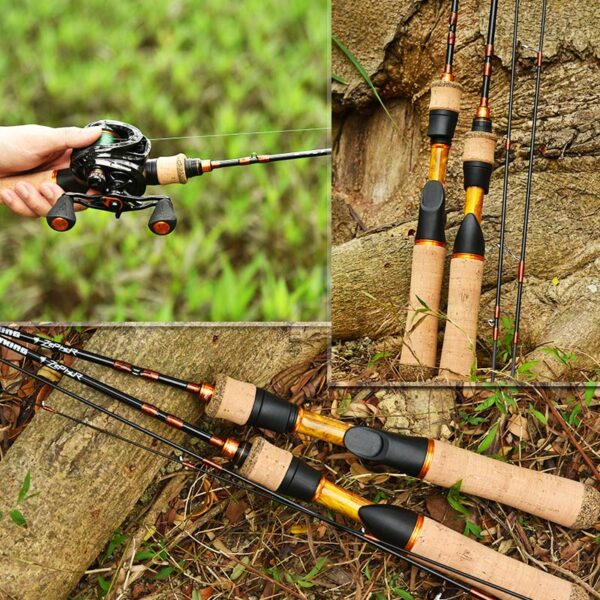 KastKing Zephyr Bait Finesse System Spinning Casting Fishing Rod Carbon Fiber 2 Pieces for Trout Fishing - Image 6