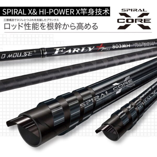 MAD MOUSE  Fuji High Carbon 2.4/2.7/2.9m MH Fishing Rod