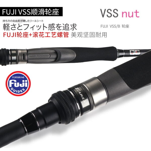 MAD MOUSE  Fuji High Carbon 2.4/2.7/2.9m MH Fishing Rod - Image 2