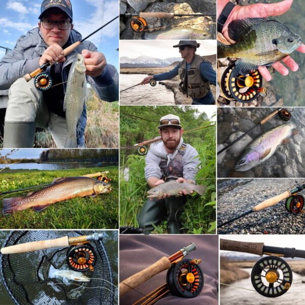 Maximumcatch Tail 3/4 5/6 7/8wt Light Weight Fly Fishing Reel Large Arbor Black Fly Reel - Image 6