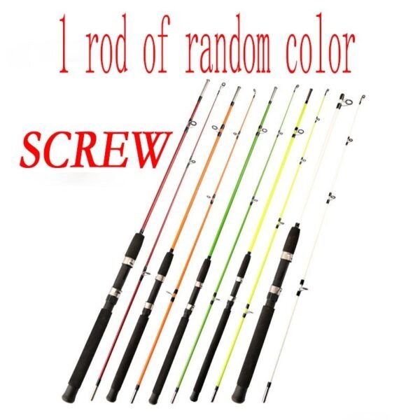 Solid Pole Hard FRP Glass Lure Jigging Rod Kastking Feeder Boat Screw Fishing Pole Plug-in Carp Squid Reservoir Fish Tackle Rock - Image 5