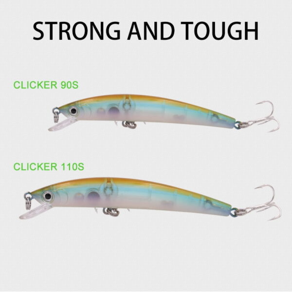 Wondershot A14 Minnow Sea Fishing Lure Saltwater 90mm/110mm Sinking Lure - Image 9