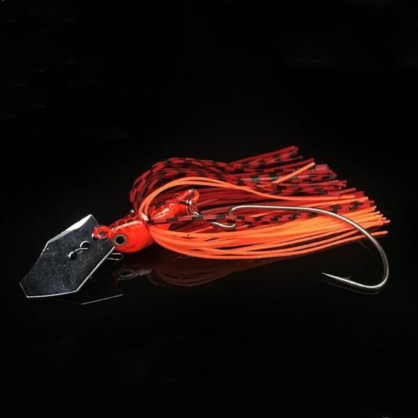 13G Chatter bait spinner bait weedless fishing lure for bass pike walleye fish Mini Swimming Hard Bait Metal Fishing Gear Winter - Image 2