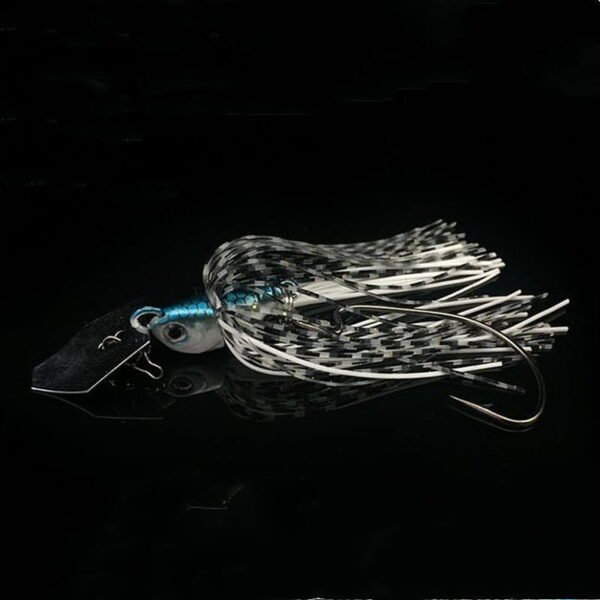 13G Chatter bait spinner bait weedless fishing lure for bass pike walleye fish Mini Swimming Hard Bait Metal Fishing Gear Winter