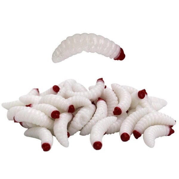 50pcs/ Outdoor Winter Fishing Bionic soft Bait Aphid 2.4cm/0.5g - Image 5