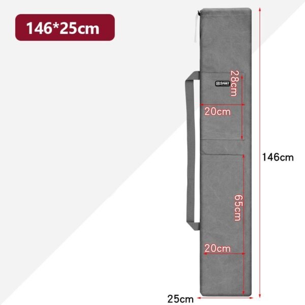 Folding Portable Fishing Rod Bag Thickening Canvas X640G - Image 24