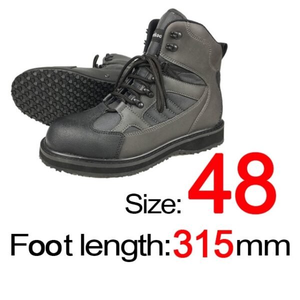 Rubber or Felt Fishing Shoes Rock Anti Skid Upstream Winter Hunting Wading Boots Leather Mesh Fabric Quick Dry Footwear - Image 24