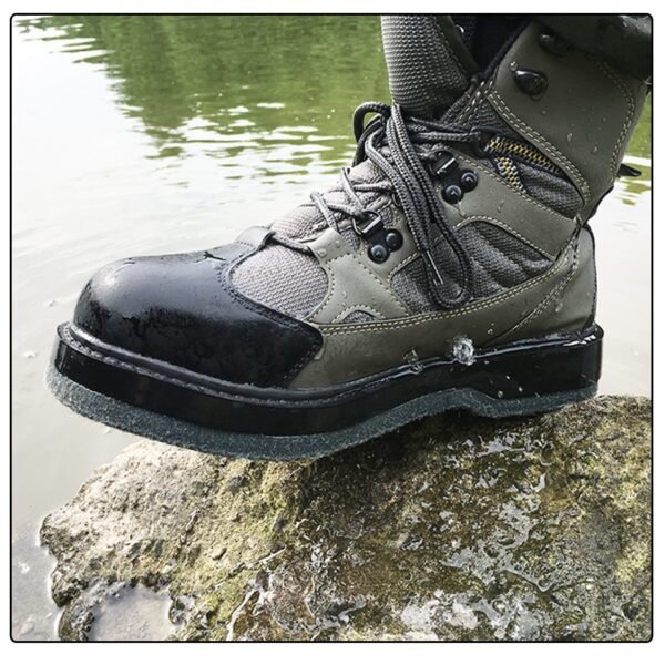 Rubber or Felt Fishing Shoes Rock Anti Skid Upstream Winter Hunting Wading Boots Leather Mesh Fabric Quick Dry Footwear - Image 28