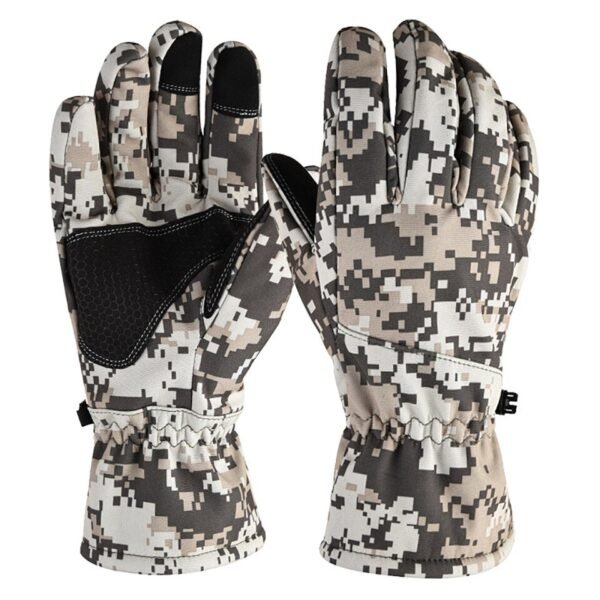 Winter camouflage Fishing and hunting gloves warm non-slip - Image 10