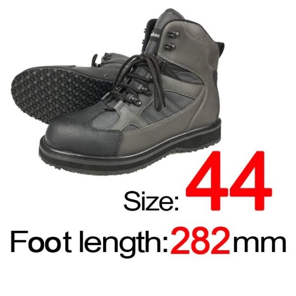 Rubber or Felt Fishing Shoes Rock Anti Skid Upstream Winter Hunting Wading Boots Leather Mesh Fabric Quick Dry Footwear - Image 11