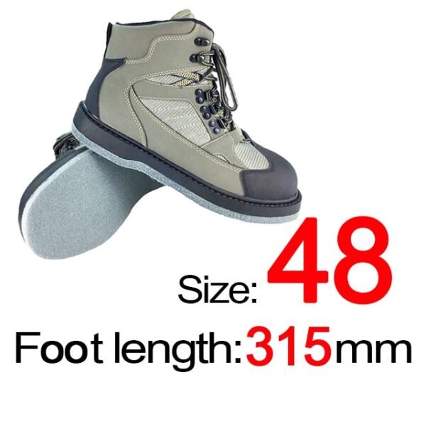 Original JEERKOOL Fly Fishing Shoes Felt / Rubber Sole Waders Aqua Upstream Hunting Sneakers Wading Boot Rock No-slip Unisex - Image 8