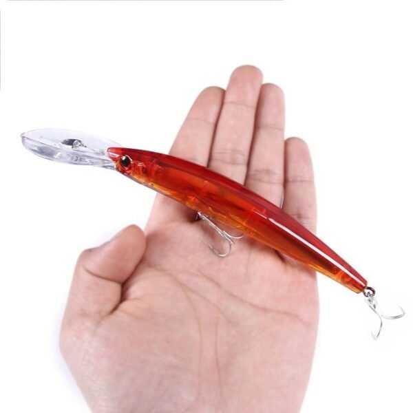1PCS 17cm 23.5g Big Hard Bait Laser Minnow Fishing Lures Bass Fresh Water Hook Crankbait Wobblers 3D Eyes 10 Colors - Image 8