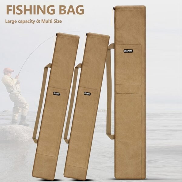 Folding Portable Fishing Rod Bag Thickening Canvas X640G