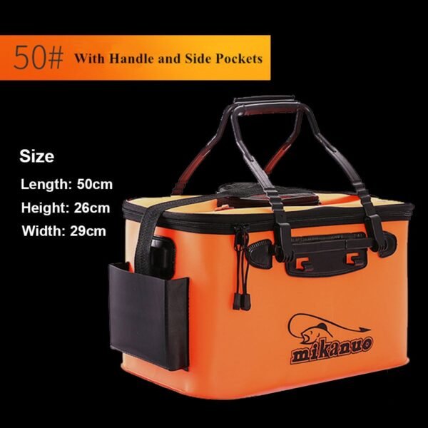 Handing Outdoor Portable Plastic Fishing Bucket - Image 11