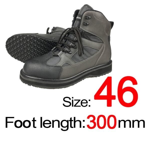 Rubber or Felt Fishing Shoes Rock Anti Skid Upstream Winter Hunting Wading Boots Leather Mesh Fabric Quick Dry Footwear - Image 25