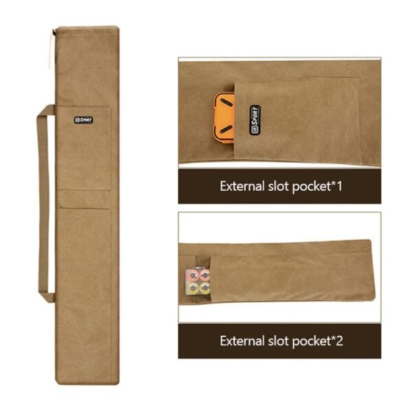 Folding Portable Fishing Rod Bag Thickening Canvas X640G - Image 25
