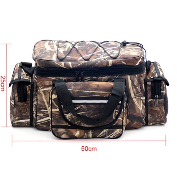 Multifunctional Fishing Tackle Bags Large Capacity Bag Utility Reel Lure Storage Pack - Image 8