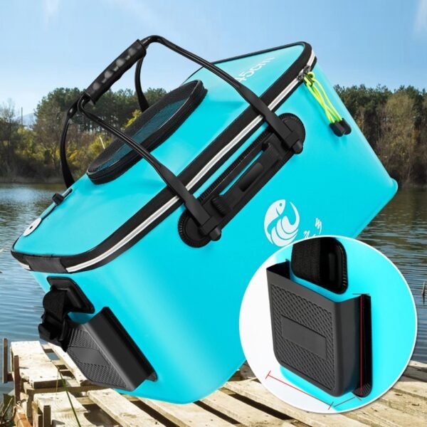 Folding Thicken Fishing Bucket Live Fish Bag - Image 8